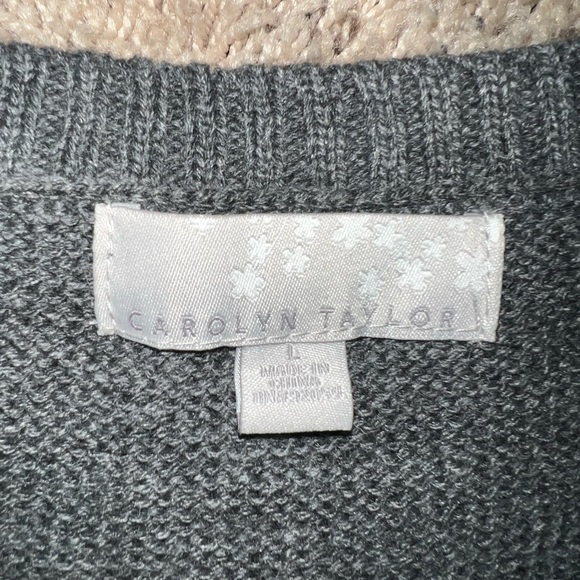 Carolyn Taylor Ugly Christmas Sweater - L - Vintage - Picture 7 of 7